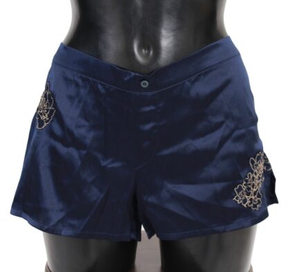 Ermanno Scervino - Chic Blue Lingerie Shorts - Pure Cotton Comfort