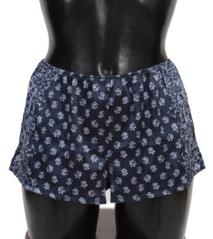 Ermanno Scervino - Italian Silk Lingerie Shorts in Serene Blue