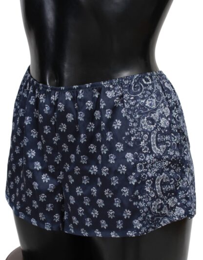 Ermanno Scervino - Italian Silk Lingerie Shorts in Serene Blue