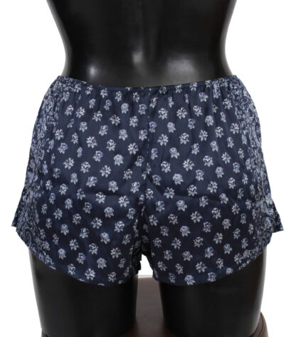 Ermanno Scervino - Italian Silk Lingerie Shorts in Serene Blue