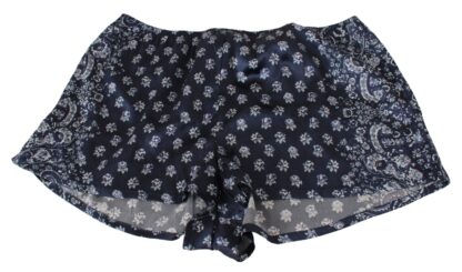 Ermanno Scervino - Italian Silk Lingerie Shorts in Serene Blue