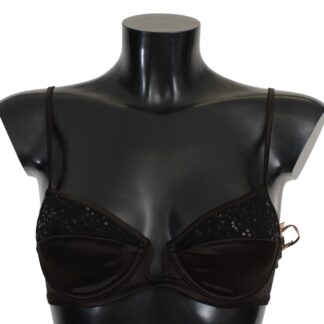 Roberto Cavalli - Elegant Black Lace Reggiseno Bra