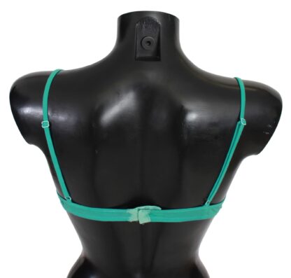 Ermanno Scervino - Luxurious Green Cotton Push Up Bra