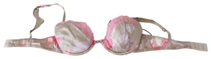 Ermanno Scervino - Chic Pink Lace Silk Blend Push Up Bra