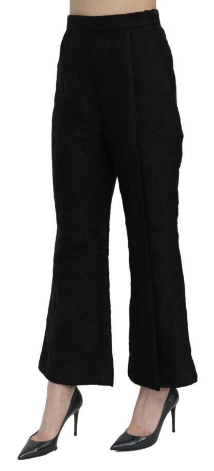 Dolce & Gabbana - Chic High Waist Flared Cropped Pants