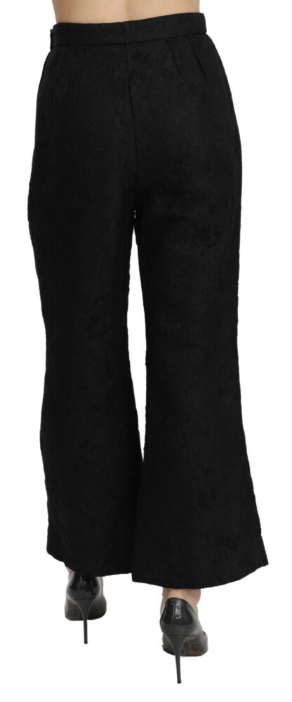 Dolce & Gabbana - Chic High Waist Flared Cropped Pants