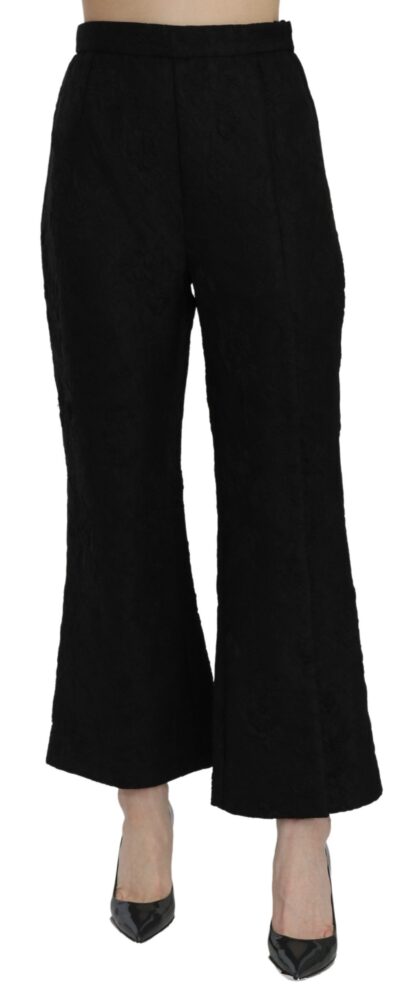 Dolce & Gabbana - Chic High Waist Flared Cropped Pants