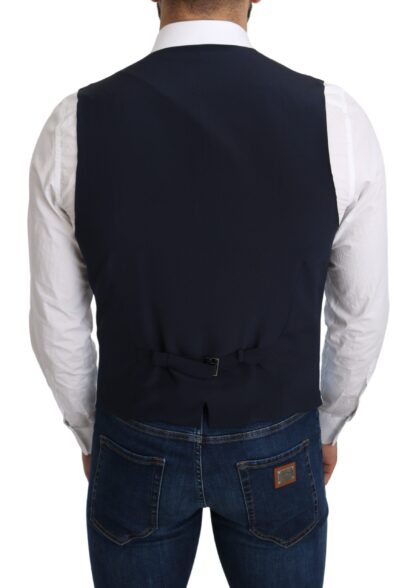 Dolce & Gabbana - Elegant Azure Men's Formal Vest