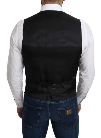 Dolce & Gabbana - Elegant Gray Wool Blend Formal Vest