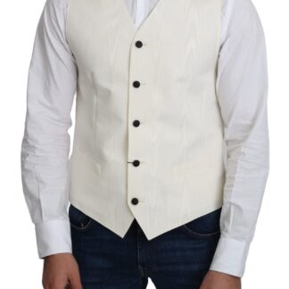 Dolce & Gabbana - Elegant Gray Wool Blend Formal Vest