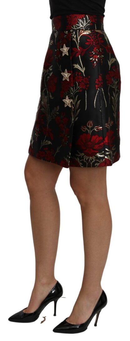 Dolce & Gabbana - Elegant High Waist A-line Mini Skirt