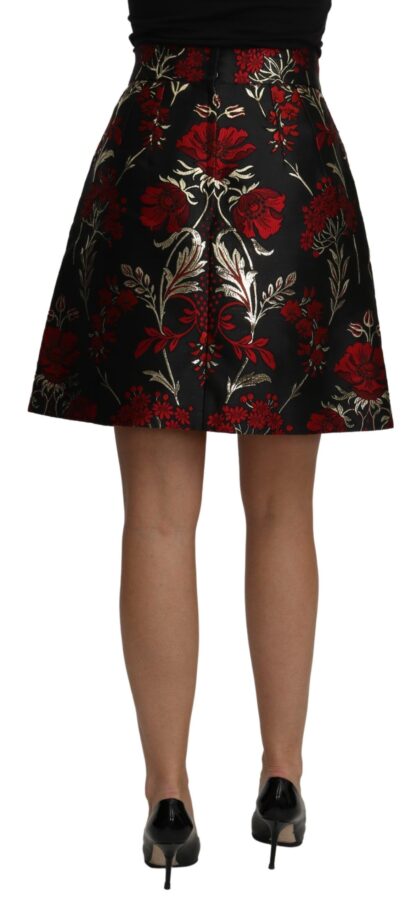 Dolce & Gabbana - Elegant High Waist A-line Mini Skirt