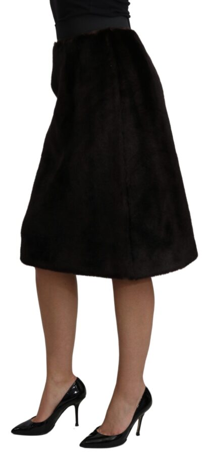 Dolce & Gabbana - Elegant Black Pencil Knee Length Skirt