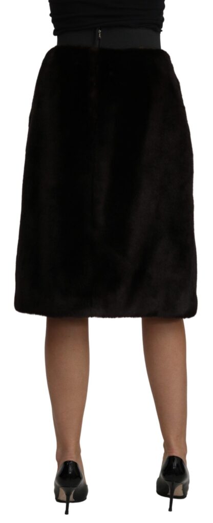 Dolce & Gabbana - Elegant Black Pencil Knee Length Skirt