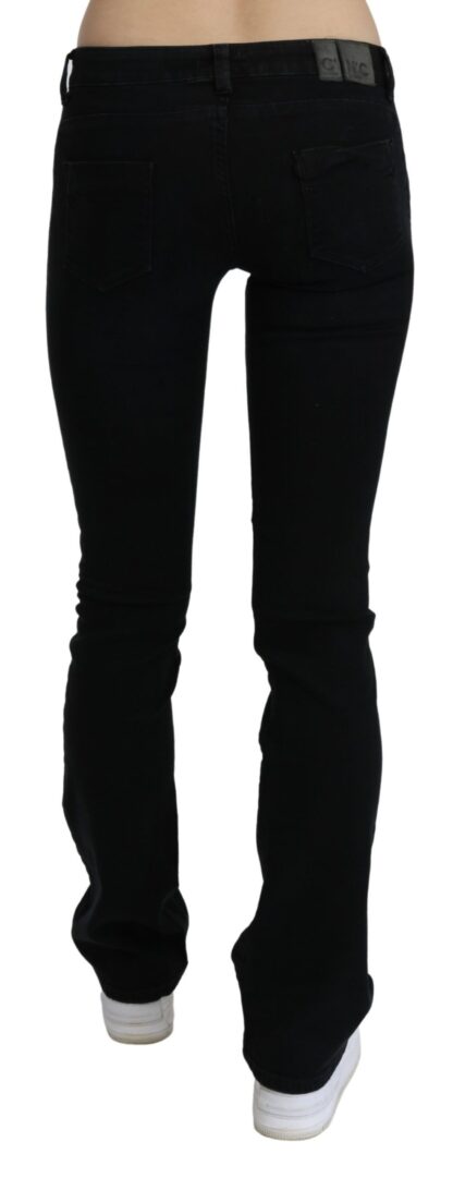 Costume National - Chic Black Slim Fit Low Waist Denim