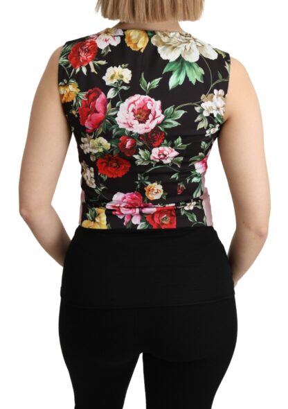 Dolce & Gabbana - Chic Sleeveless Vest in Pink Hues