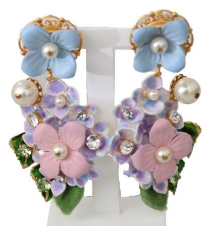 Dolce & Gabbana - Enchanting Floral Clip-On Earrings