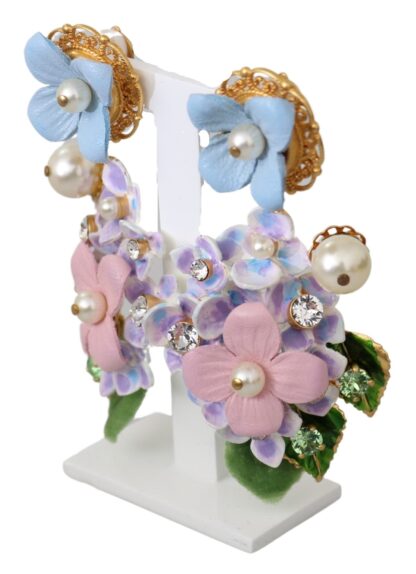 Dolce & Gabbana - Enchanting Floral Clip-On Earrings