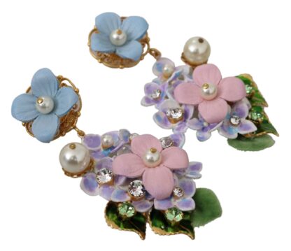 Dolce & Gabbana - Enchanting Floral Clip-On Earrings