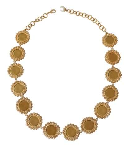 Dolce & Gabbana - Elegant Crystal Charm Statement Necklace