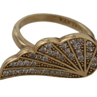 Dolce & Gabbana - Glamorous Gold Dog Head Statement Ring