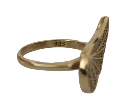 Nialaya - Elegant Gold-Crystal Embellished Ring