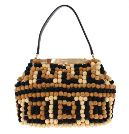 Dolce & Gabbana - Elegant Beaded Viscose Frame Bag