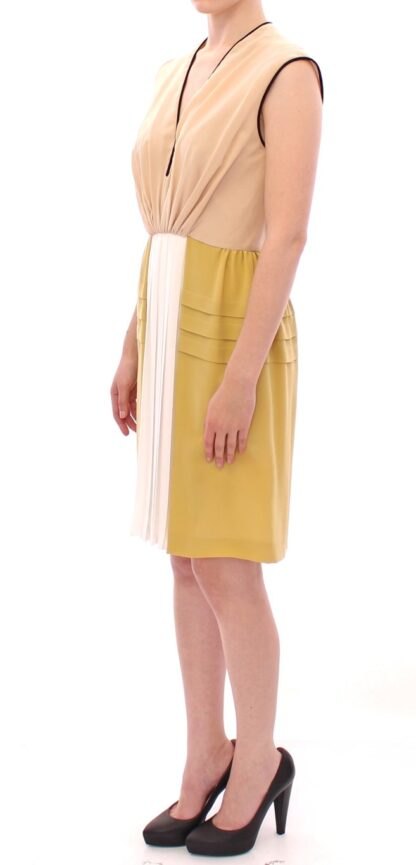 FILOS - Multicolor Silk Sheath Dress Sleeveless