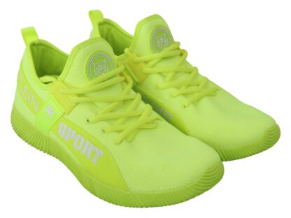 Philipp Plein - Stylish Light Green Casual Sneakers