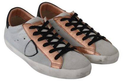 Philippe Model - Chic Gray Casual Sneakers for a Trendy Step