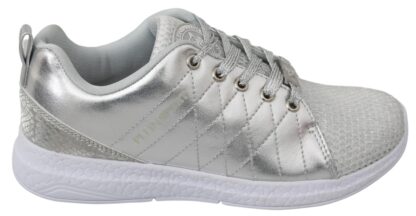 Philipp Plein - Sleek Silver Sneakers for Trendsetters