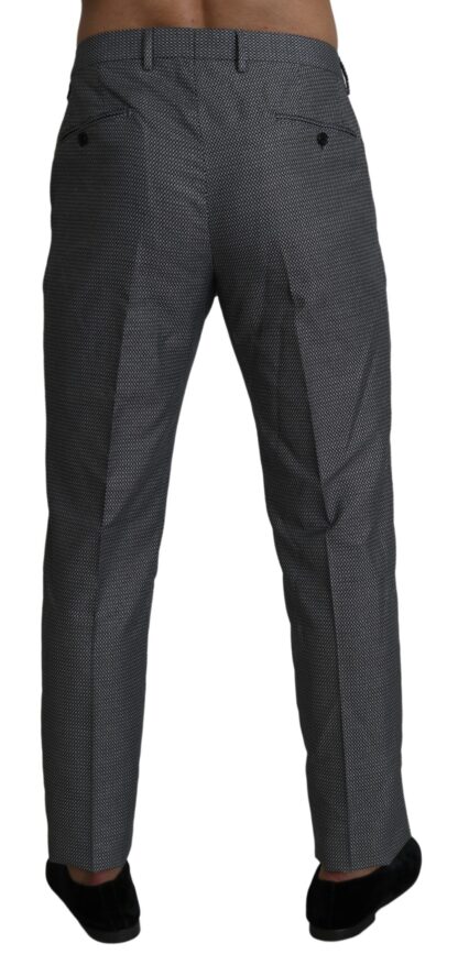 Dolce & Gabbana - Elegant Gray Slim Fit Dress Trousers