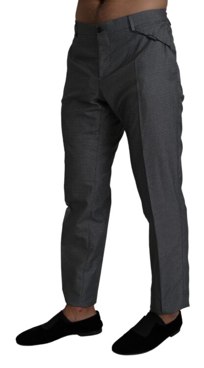 Dolce & Gabbana - Elegant Gray Slim Fit Dress Trousers