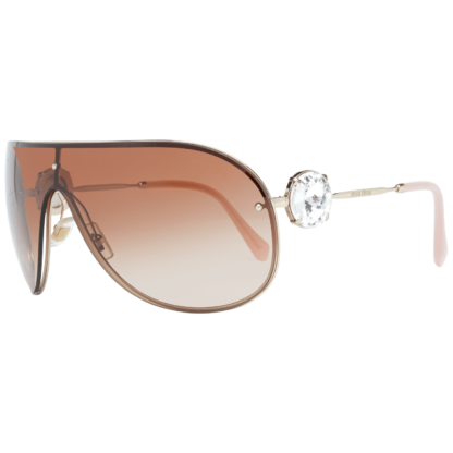 Miu Miu - Gold Women Sunglasses