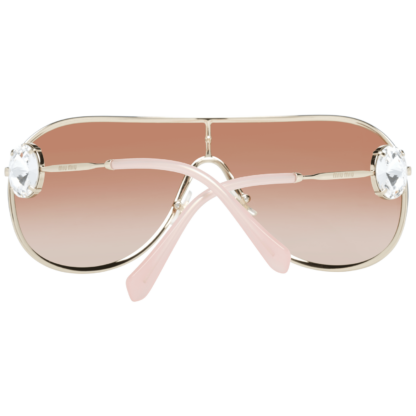 Miu Miu - Gold Women Sunglasses