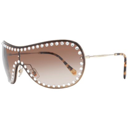 Miu Miu - Gold Women Sunglasses