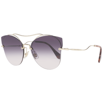 Miu Miu - Gold Women Sunglasses