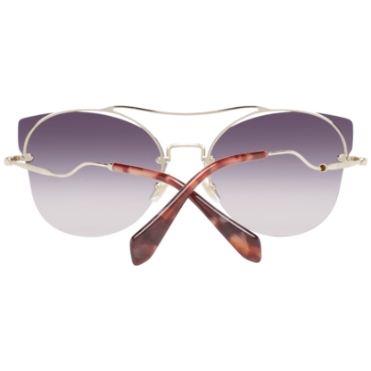 Miu Miu - Gold Women Sunglasses