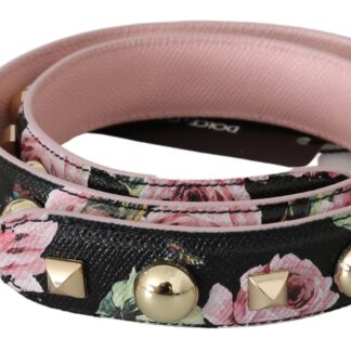 Dolce & Gabbana - Chic Gold AMORE Print Shoulder Strap