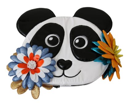 Dolce & Gabbana - Chic Multicolor Panda Beanie with Floral Accents