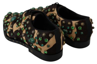 Dolce & Gabbana - Elegant Giraffe Pattern Dress Shoes