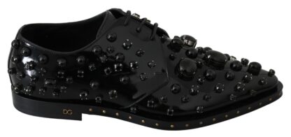 Dolce & Gabbana - Elegant Black Dress Shoes with Crystals