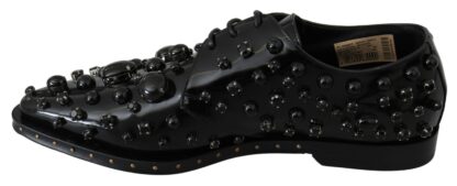 Dolce & Gabbana - Elegant Black Dress Shoes with Crystals