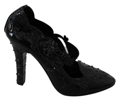 Dolce & Gabbana - Elegant Crystal Embellished Cinderella Pumps