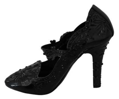 Dolce & Gabbana - Elegant Crystal Embellished Cinderella Pumps