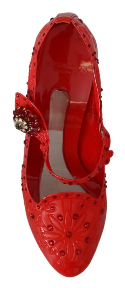 Dolce & Gabbana - Chic Red Crystal Cinderella Pumps