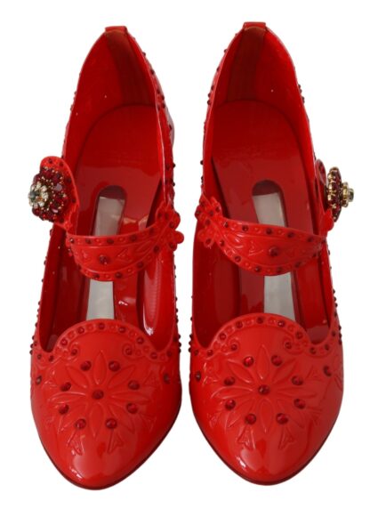 Dolce & Gabbana - Chic Red Crystal Cinderella Pumps