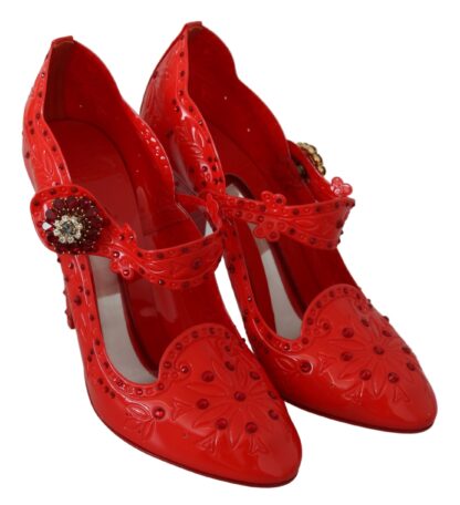 Dolce & Gabbana - Chic Red Crystal Cinderella Pumps