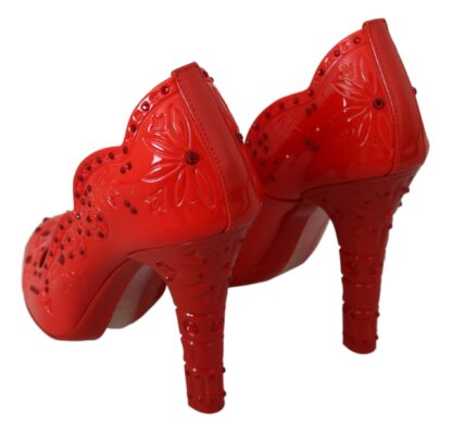 Dolce & Gabbana - Red Crystal Cinderella Pumps