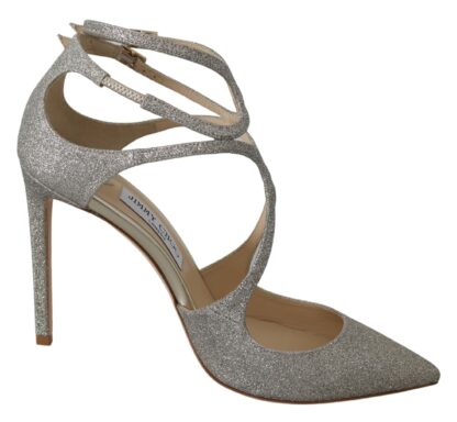 Jimmy Choo - Platinum Ice Lancer Leather Pumps - Elegance Refined